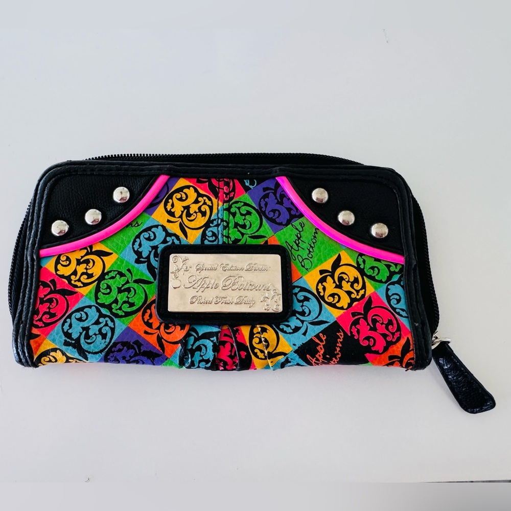 Apple Bottoms multicolor wristlet Colorful Women's Wallet